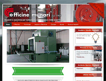 Tablet Screenshot of munariofficine.com